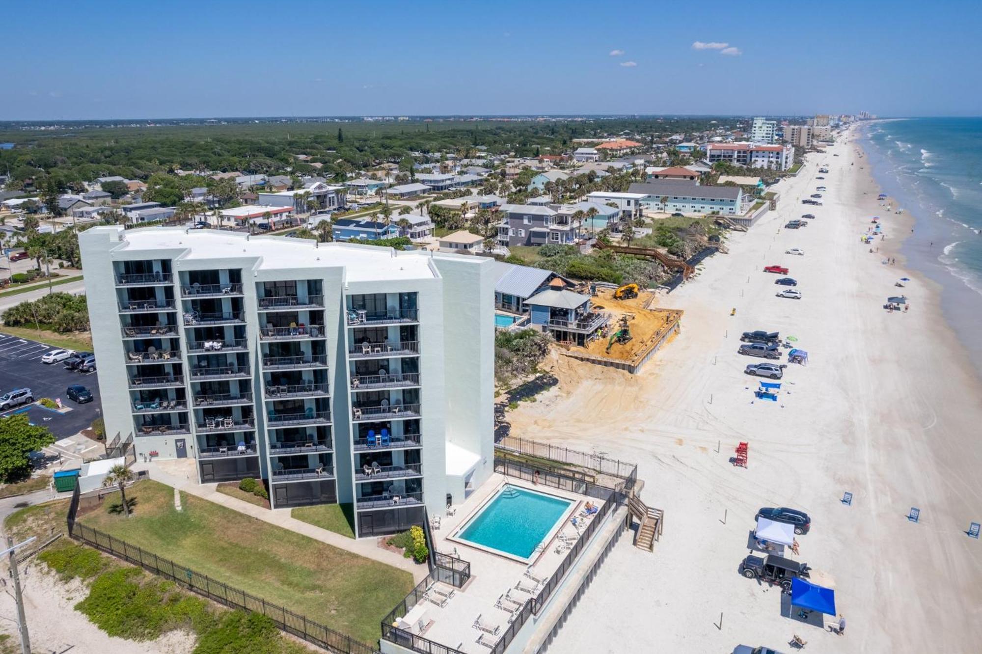 ניו סמירנה ביץ' Ocean View With A Beachfront Pool At Ocean Trillium Condo ~ 403 מראה חיצוני תמונה